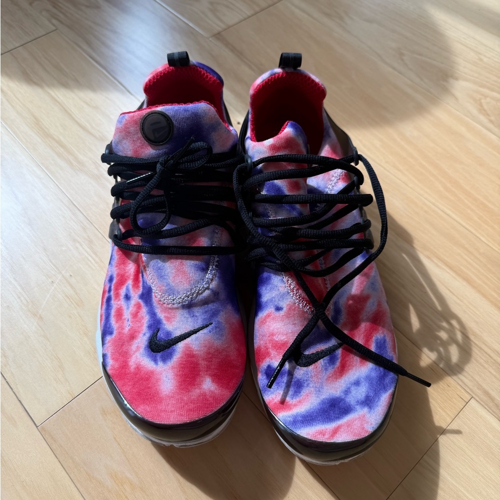Nike Air Presto University Red and Blue Tie Dye Sneakers
